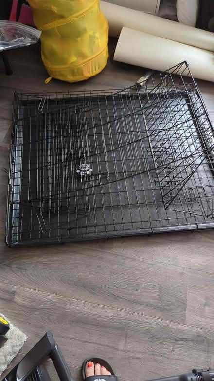 Photo of free Very large slanted car dog crate (Chessington KT9) #2