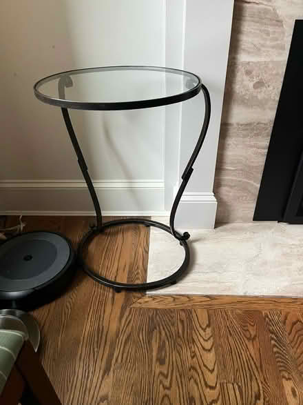 Photo of free Glass Side Table (Palisades DC.) #1