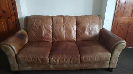 Photo of free 3 seater sofa (Hall Green B28) #2