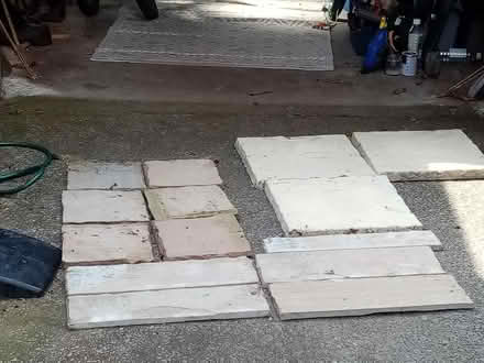 Photo of free rustic finish small paving stones (Gleadless S12) #1