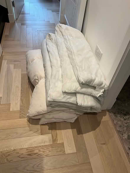Photo of free 2 double duvets (Kinning Park, Glasgow) #1