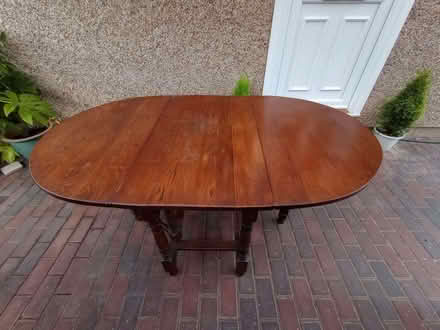 Photo of free Dark wood extendable gateleg table (Chippenham SN15) #1