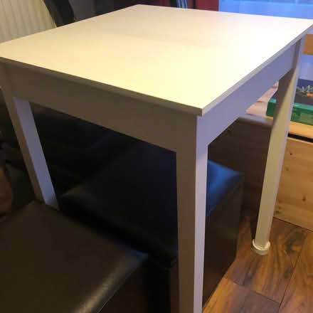 Photo of free Small square white table (Disraeli HP13) #1