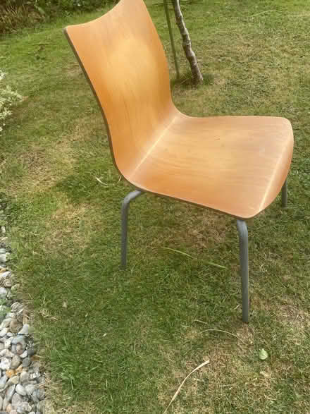 Photo of free Stacking wood chairs (Willingdon BN20) #1