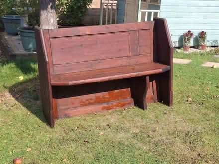 Photo of free Antique oak pew (Charlton Kings GL52) #2