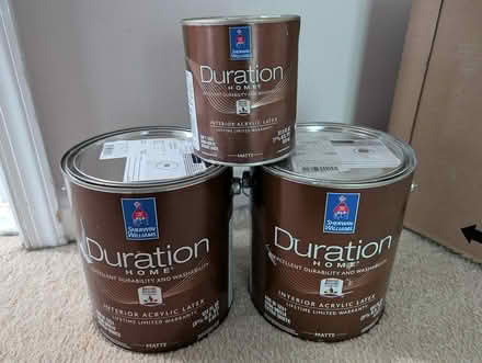 Photo of free Sherwin Williams - unopened paint (1533 Templeton Pl) #1