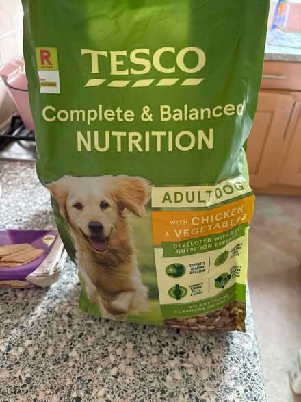 Photo of free Unopened Tesco dog food (BA14) #1