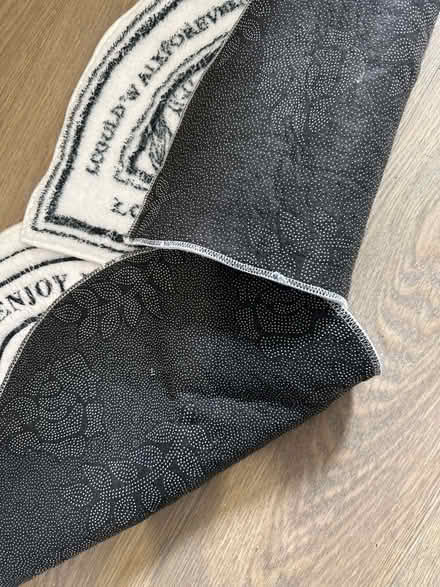 Photo of free Two Bath Mats Black/White (Deptford SE10) #2