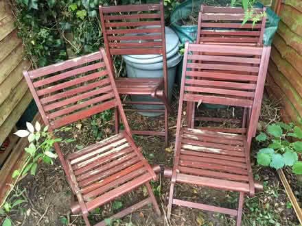 Photo of free Old table and chairs (Kingston Cemetery KT1) #2
