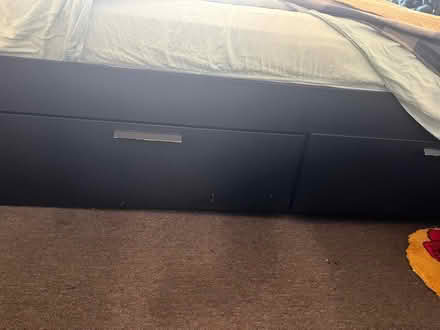 Photo of free Queen size bed frame (no mattress) (Ashby) #1