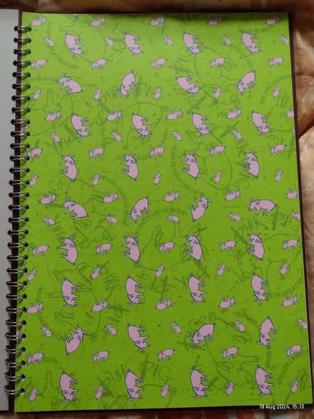 Photo of free A3 Pink Pig sketchbook (Southport PR9) #2