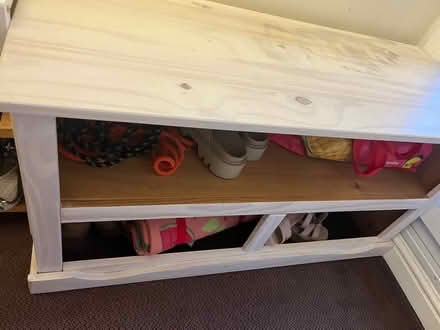 Photo of free Large wooden trunk/storage bench (G43) #1