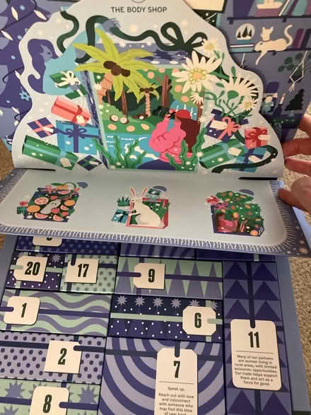Photo of free Body Shop Advent Calendar EMPTY (SE8 Deptford) #2