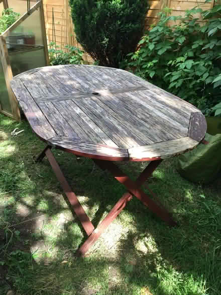 Photo of free Old table and chairs (Kingston Cemetery KT1) #1