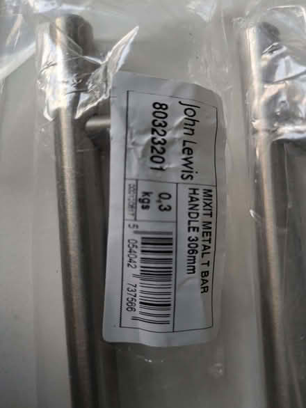 Photo of free 4 Chrome T Bar handles (Colney Hatch N10) #2