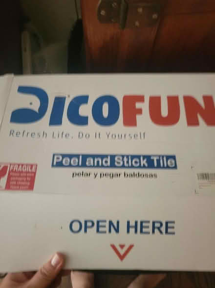 Photo of free Peel and stick iridescent tile (LES) #1