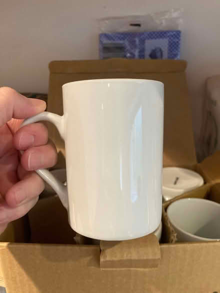 Photo of free John Lewis white mugs x 6 (CT9) #1