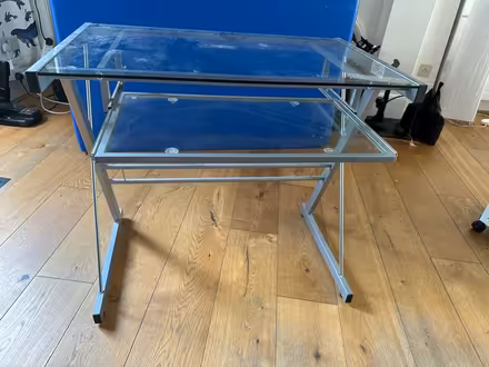 Photo of free Glass computer desk (W8, Kensington) #2