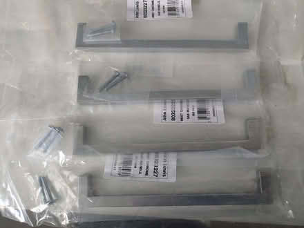 Photo of free 4 Chrome bar handles 160mm (Colney Hatch N10) #1