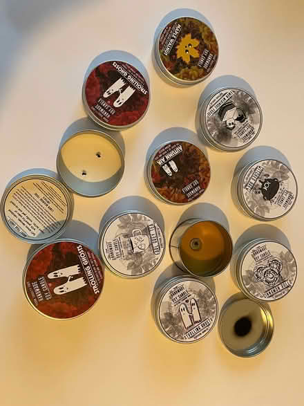 Photo of free 11 re usable candle tins (Hackbridge SM5) #1