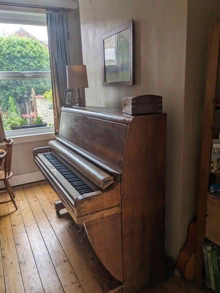 Photo of free Wooden upright piano, in-tune (Sale M33) #3