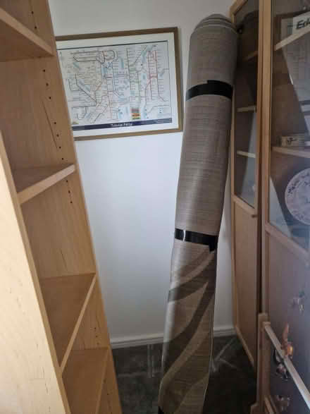 Photo of free 2.0m by 2.9m dunelm abstract rug. Cleaned before it was lif (Telford and Wrekin TF4) #1