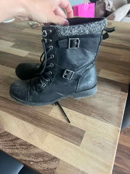 Photo of free Black boots (Hawley) #3