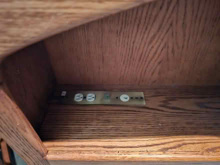 Photo of free Incomplete Oak bookshelf headboard (Friendswood FM 518 & FM 528) #3