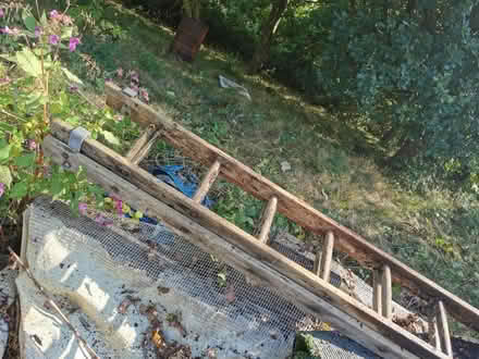 Photo of free Wooden vintage ladder decorative (M35 Failsworth, Manchester) #3
