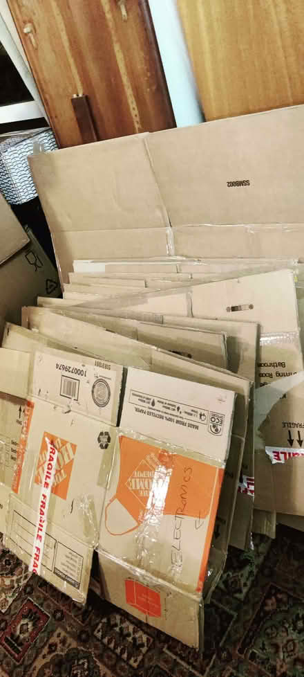 Photo of free moving boxes and stuffing material (Dringhouses YO24) #1