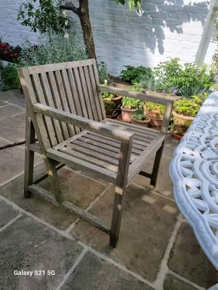 Photo of free 4 garden chairs (World's End SW10) #2