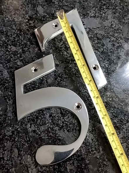 Photo of free Silver House Numbers 5 & 7 (South Tonbridge TN9) #2
