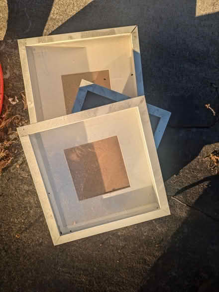 Photo of free Three white picture frames (South Court, Palo Alto) #1
