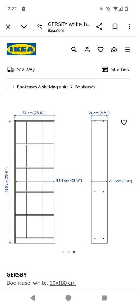 Photo of free IKEA Gersby Bookcase (Intake S12) #2