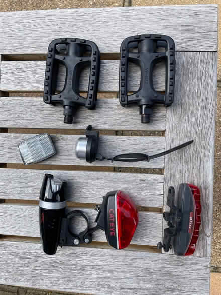 Photo of free Bike lights, pedals and other items (Hildenborough TN11) #1