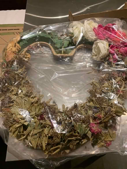 Photo of free Cardboard heart wreath (Royal York and Bloor) #1