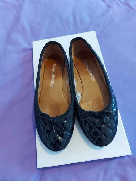 Photo of free Black flat shoes (Willesden Green NW10) #1