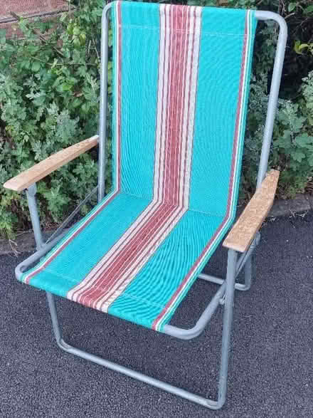 Photo of free Vintage folding garden / picnic chair (Barnard's Green WR14) #2