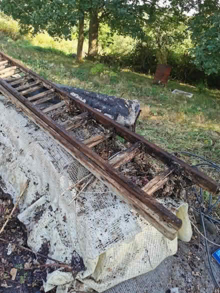 Photo of free Wooden vintage ladder decorative (M35 Failsworth, Manchester) #2