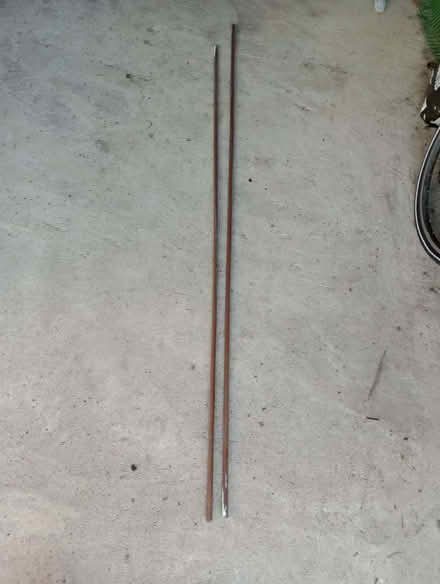 Photo of free Metal piping 15mm diameter, 190cm and 177cm long (Gamston NG2) #1