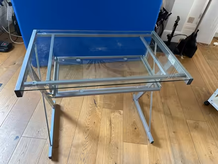 Photo of free Glass computer desk (W8, Kensington) #1