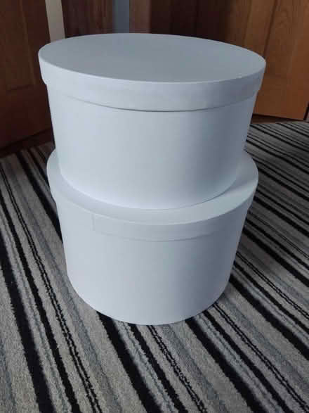 Photo of free 2 x circular cardboard containers (Ingol PR2) #1