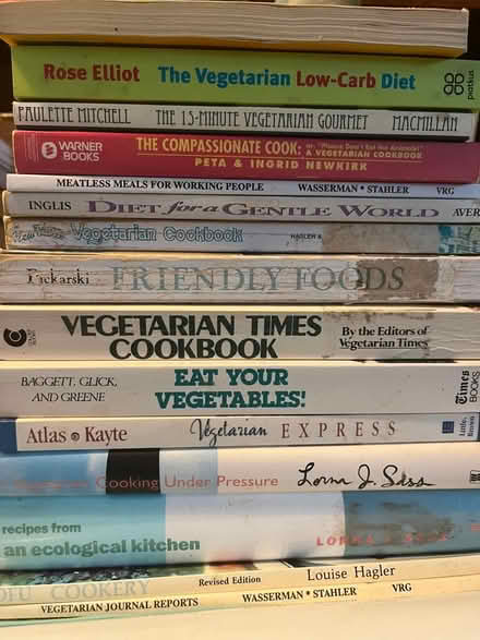 Photo of free 15 Vegetarian Cook Books (Upper Black Eddy, PA 18972) #1
