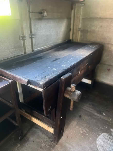 Photo of free Antique Wooden Workbench (M14) #2