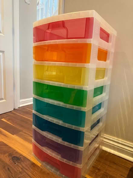 Photo of free Rainbow plastic drawer unit (Petts Wood BR5) #2