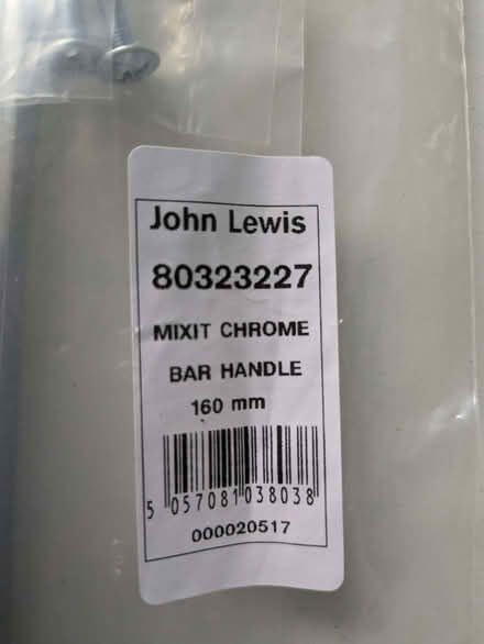 Photo of free 4 Chrome bar handles 160mm (Colney Hatch N10) #2