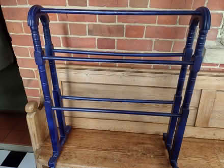 Photo of free Traditional wooden towel rail. (Finchampstead RG40) #1