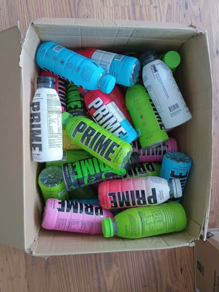 Photo of free Empty Prime bottles (Gidea Park RM2) #1