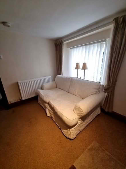 Photo of free Cream 2 seater settee (Presteigne LD8) #1
