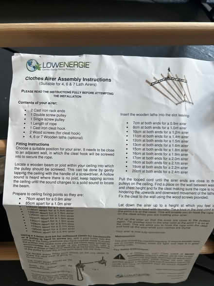 Photo of free Clothes airer ceiling hung (Tettenhall) #1